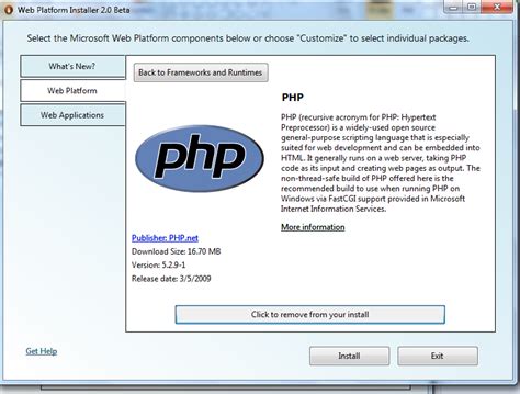winphp|microsoft php installer.